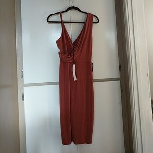 NSR Gracie Cupro Body-Con Dress